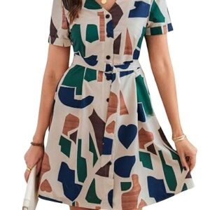 Fashion Dress | Knee Length | Half Sleeve | Summer Dress | Casual Wear Dress for Women