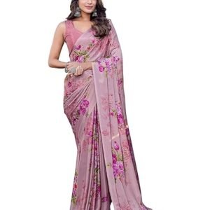 Elegant Chiffon Saree Set with Blouse Piece - Elevate Your Style with This Trendy Ensemble!