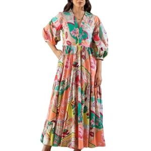 Women Midi-Maxi Dresses | Short-Long Dress | Floral Print | Every Occation Dress for Women