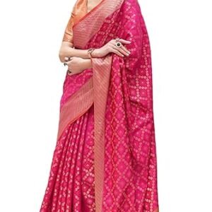 SWORNOF Women's Patola Silk Saree