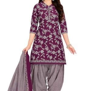 Miraan Cotton Printed Readymade Salwar Suit For Women