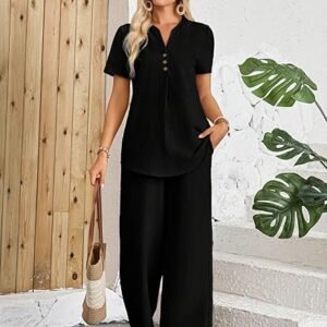 TOPLOT Casual Wear Pant Top Set || Fancy Co-Ord Set ||Coord Sets for Women (5250)