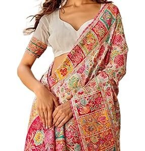 Women's kanjivaram banarasi silk saree for Patola festival Wedding silk with rich pallu Design sarees for women with blouse piece